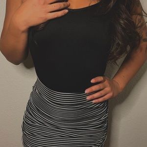 Armani Exchange High Waist Pencil Skirt